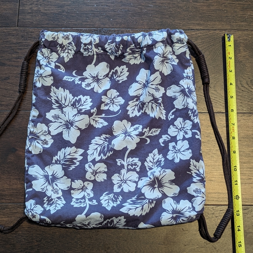 Old Navy Drawstring Backpack Sack - image 1